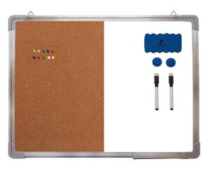 combination whiteboard and corkboard by navy penguin