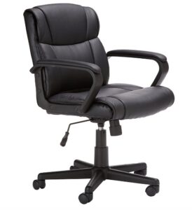 Amazon Basics Padded Ergonomic Office Desk Chair