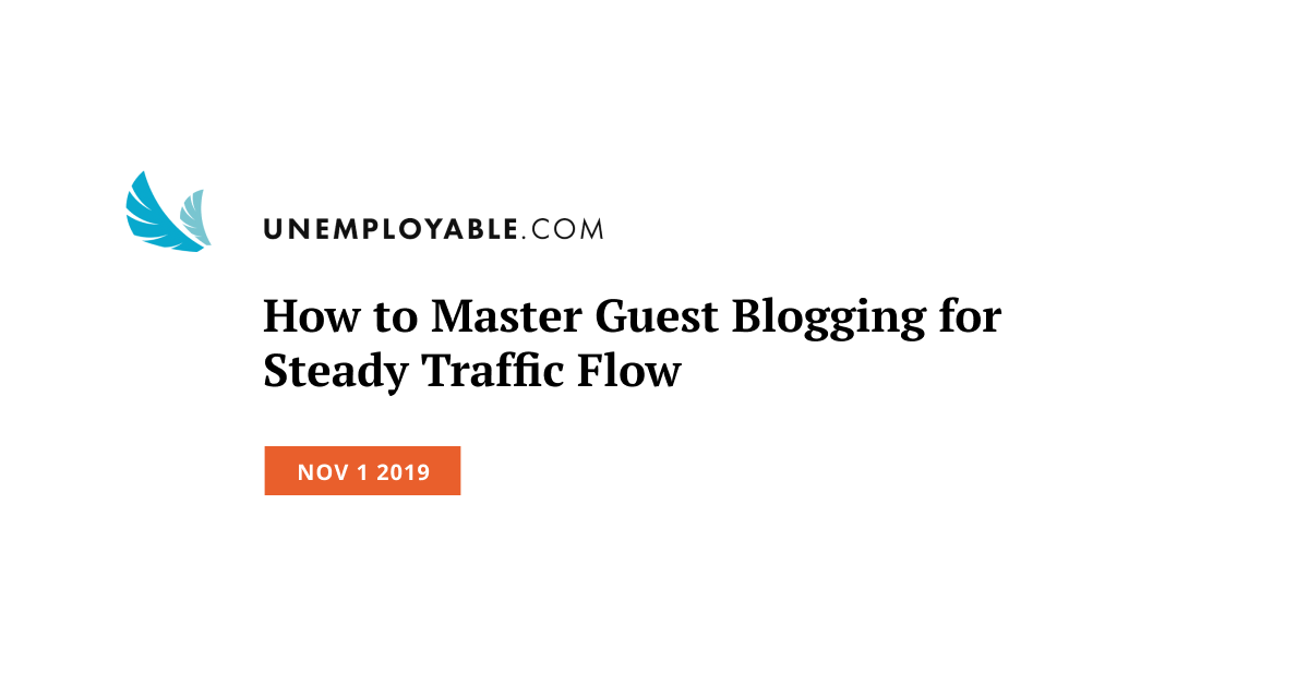Master Guest Blogging