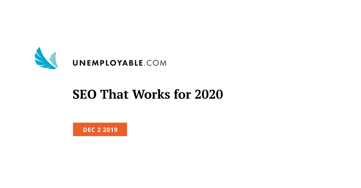 SEO That Works for 2021