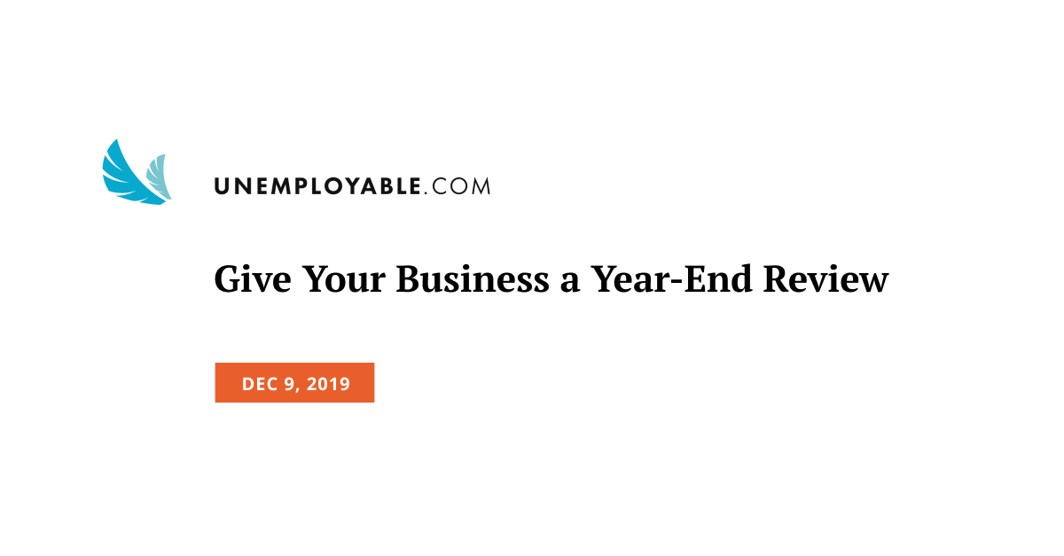Give Your Business a Year-End Review